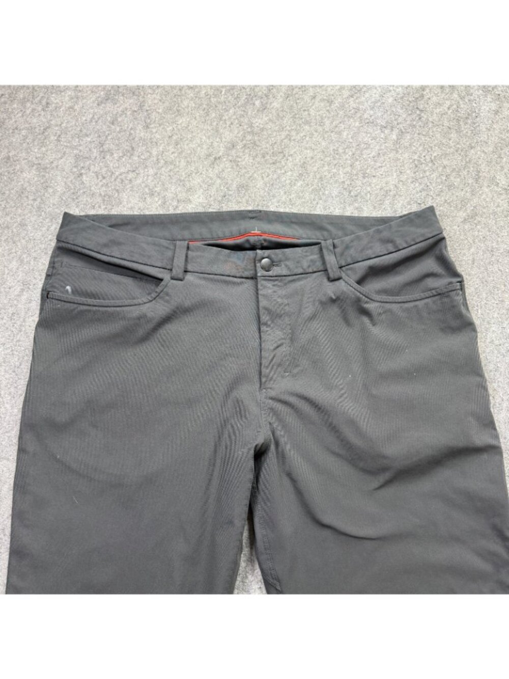 Lululemon ABC 5-Pocket Pants Men 36 x 33 Gray Classic Fit Stretch - Picture 3 of 16